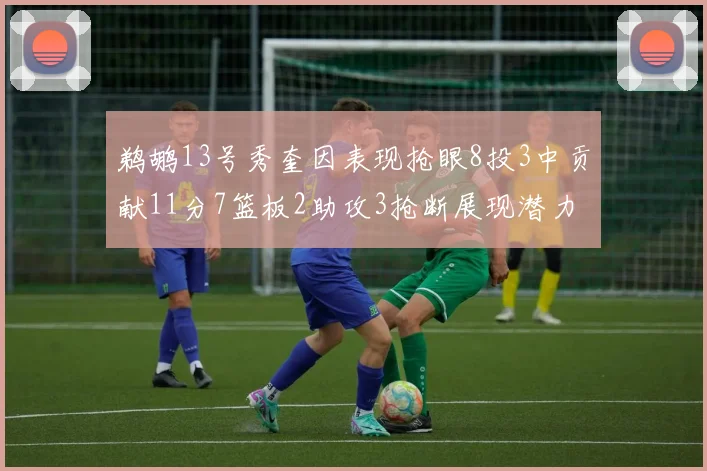 鹈鹕13号秀奎因表现抢眼8投3中贡献11分7篮板2助攻3抢断展现潜力